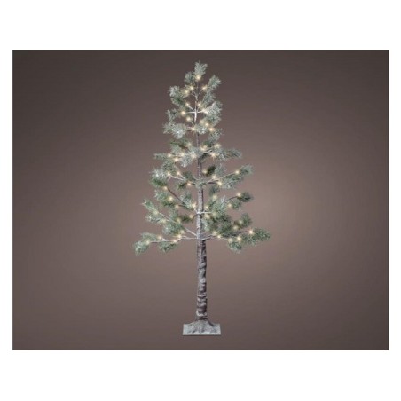 Sapin de Noël artificiel LED Lumineo aspect givré avec 72 lampes 150