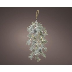 Lumineo Tak Toef met 30 micro LED lampen warm wit 50cm