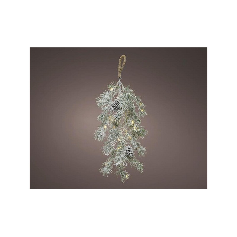 Lumineo Tak Toef met 30 micro LED lampen warm wit 50cm