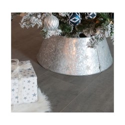 Everlands Kerstboomrok van zinc dia70x28cm voor kerstboom tot 240cm