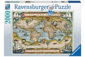 Ravensburger Puzzle Autour du monde, puzzle carte du monde 2000 pièces