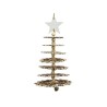 Pendentif de Noël Decoris Sapin de Noël 3D en contreplaqué 11x11x21cm