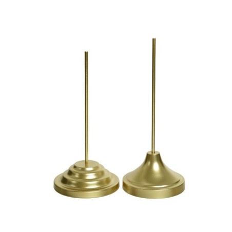 Decoris Piek houder 25cm goud