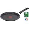 Tefal Unlimited Poêle à crêpes 25 cm avec revêtement antiadhésif et signal thermo