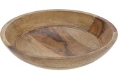 Plat en bois de manguier dia300X68mm