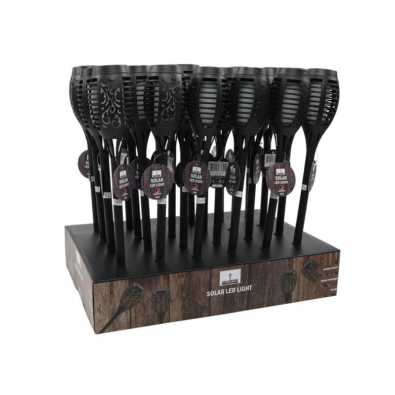 Tuinfakkel LED Solar vlam 50cm