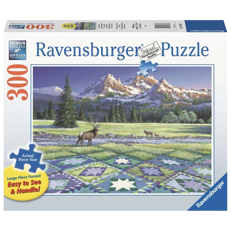Ravensburger puzzel Quiltscape 300 stukjes