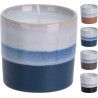 Bougie en pot en céramique t 6,7X6,7X6,2 cm