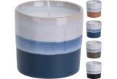 Bougie en pot en céramique t 6,7X6,7X6,2 cm