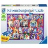 Ravensburger puzzle Bonjour toutou 500 pièces