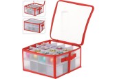 Boîte de rangement décoration de Noël 30X30X15Cm pour 32 boules de Noël