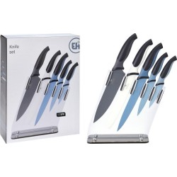 Excellent Houseware Messen Set In Standaaard 5-delig Softgrip RVS