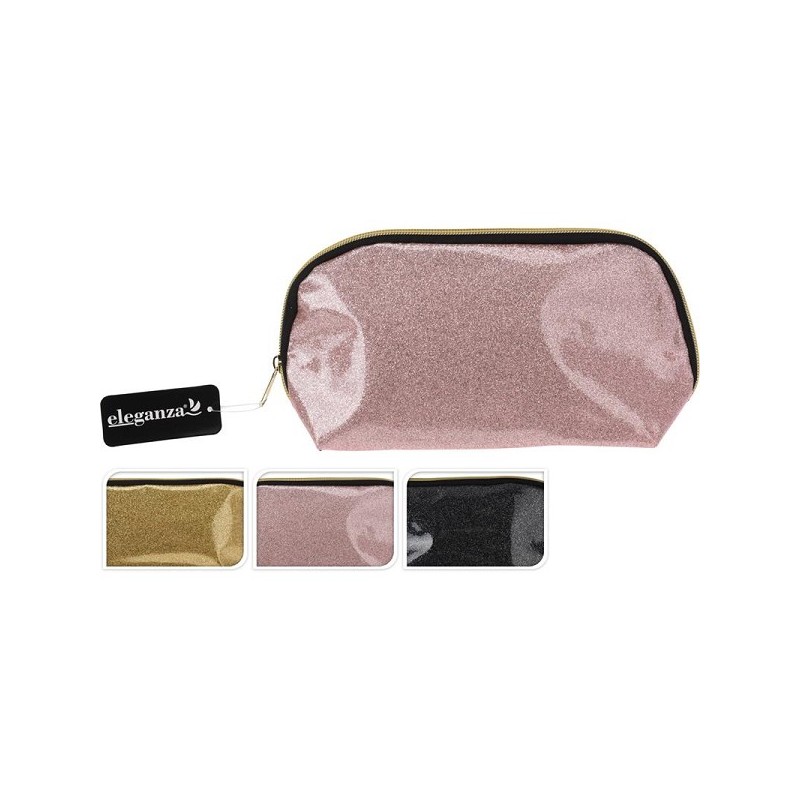 Trousse de toilette 25x7x14cm disponible en 3 couleurs différentes