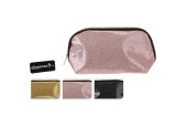 Trousse de toilette 25x7x14cm disponible en 3 couleurs différentes