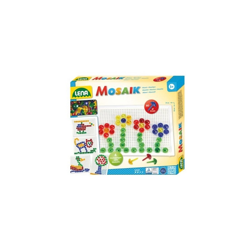 Ensemble Mosaïque Lena Transparent 80 pièces - 15mm