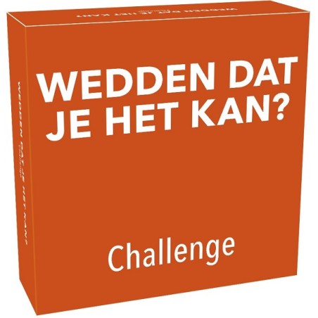 Jeu cadeau tactique : Je parie que vous pouvez le faire Challenge (NL)