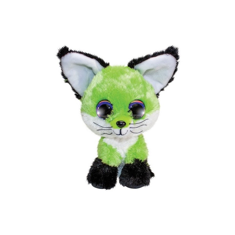 Lumo Stars peluche Renard Lime - Classique - 15cm