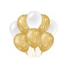 Paperdreams Decoration balloons goud/wit - 60 Verpakking a 8 stuks