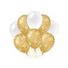 Paperdreams Decoration balloons goud/wit - 80 Verpakking a 8 stuks
