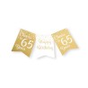 Paperdreams Party flag banner goud/wit - 65