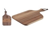Snijplank Acacia hout met handvat 34x20cm