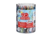 Grafix 40 Waskrijtjes In Koker Ø7x10cm Leeftijd Vanaf 3 Jaar