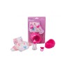 John Toy Baby Rose 4-delige Verzorgset Op Kaart