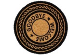 Paillasson Welcome goodbye coco Ø60cm