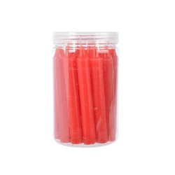 pKerstboomkaarsjes rood doos a 22 stuks/p