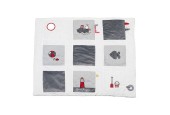 Tapis de parc Tiamo Miffy Fun en mer