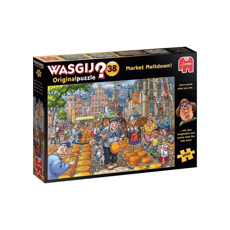 Puzzle Jumbo Wasgij Original 38 Cheese Alarm 1000 pièces