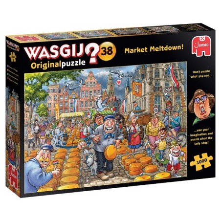 Puzzle Jumbo Wasgij Original 38 Cheese Alarm 1000 pièces