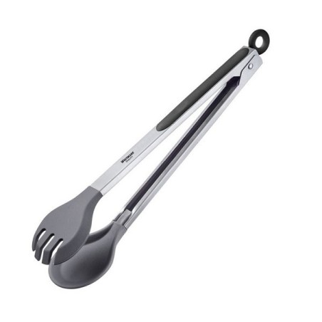 Westmark Pince de service Pince à salade ronde acier inoxydable/silicone maxi 32,5 cm