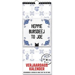 Calendrier d'anniversaire Faites en sorte que le chat soit sage Heppie Bursdeej