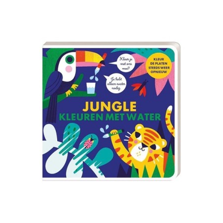 Kleuren met water - Jungle