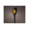 Lumineo Solar fakkel kunststof vlam effect Ø7,5xH27cm-12L Verpakking a 4 stuks