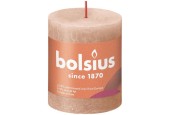 Bolsius Rustiek stompkaars 80/68 creamy caramel - Romig Karame