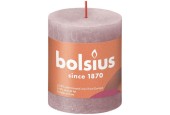 Bolsius Shine Collection Rustiek stompkaars 80/68  Ash Rose- Asroze