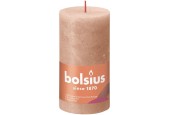 Bougie bloc Bolsius Rustic 130/68 caramel crémeux - Creamy Karame