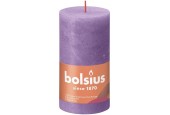 Bolsius Shine Collection Bougie bloc rustique 130/68 Violet vif ( Violet clair )