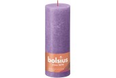Bolsius Shine Collection Bougie bloc rustique 190/68 Violet vif ( Violet clair )