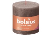 Bolsius Shine Collection Rustiek stompkaars 100/100 Rustic Taupe