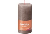 Bolsius Shine Collection Bougie bloc rustique 100/50 Taupe rustique