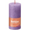 Bolsius Shine Collection Bougie bloc rustique 100/50 Vibrant Violet ( Clear Violet )