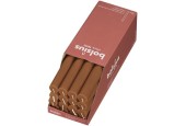 Bolsius Shine Collection Bougie de dîner rustique 270/23 boîte a 16ème marron épicé - Marron épicé