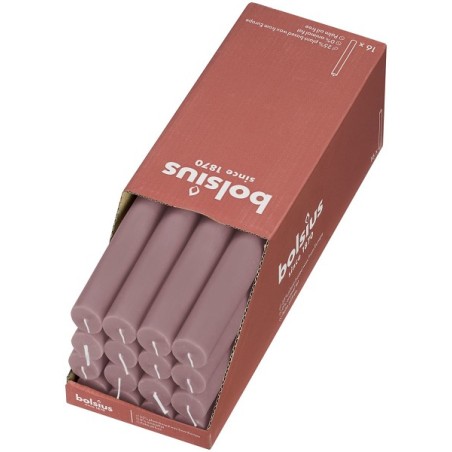 Bolsius Shine Collection Rustiek Dinerkaars 270/23 doos a 16st Ash Rose- Asroze