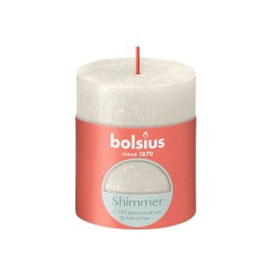 Bolsius Rustiek stompkaars 80/68 Shimmer Ivory