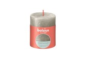 Bolsius Rustiek stompkaars 80/68 Shimmer Champagne