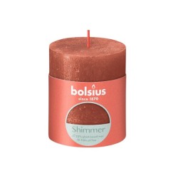 Bougie bloc rustique Bolsius 80/68 Ambre chatoyant