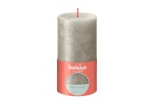 Bolsius Rustiek stompkaars 130/68 Shimmer Champagne